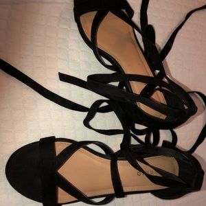 Suede Black Torrid Heels.